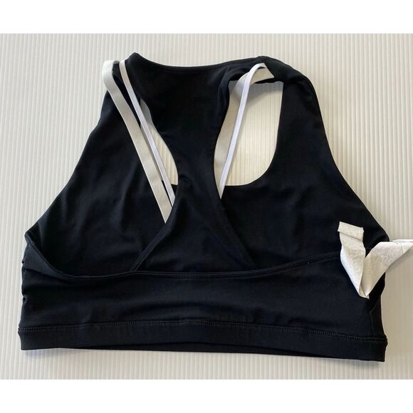 Fabletics Women's Sports Bra Size Large Pull Over Black - Picture 7 of 11